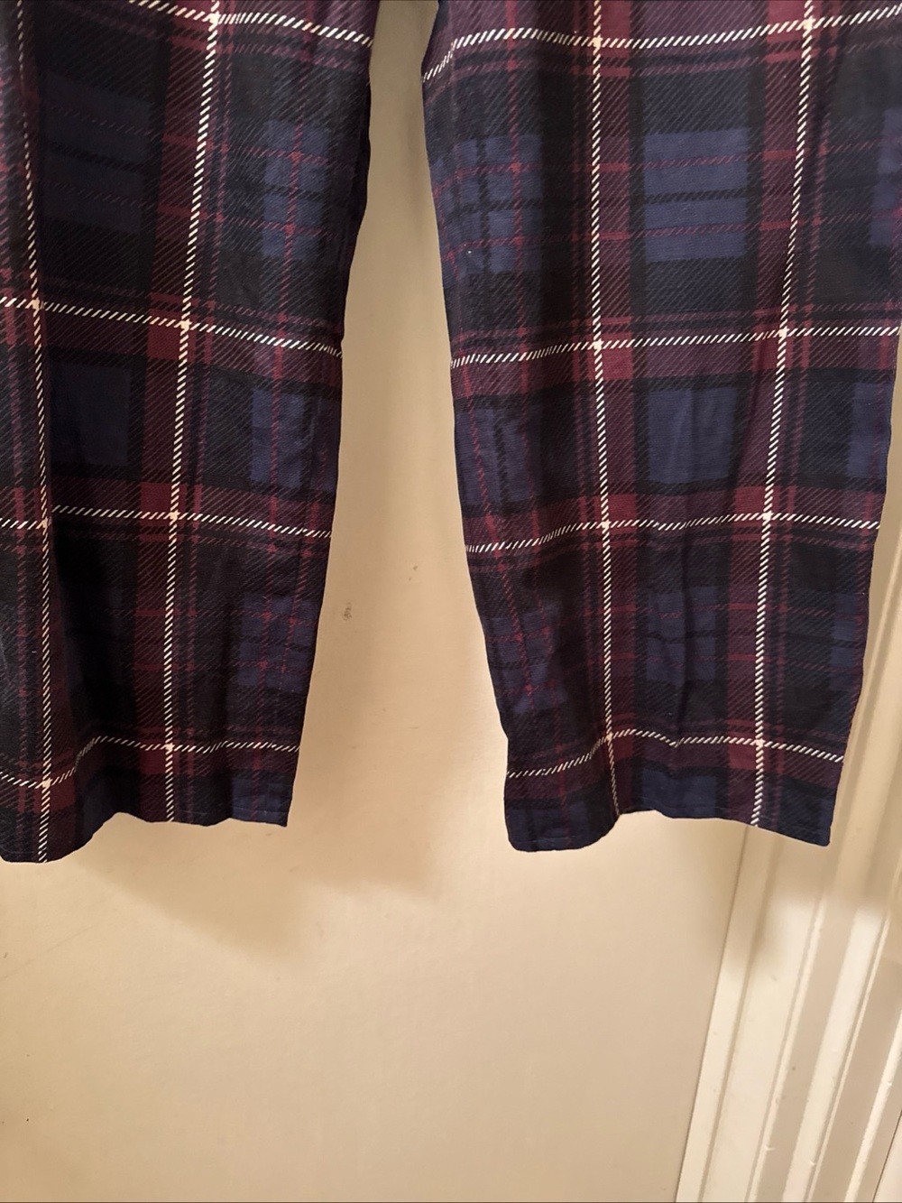 dries van noten women plaid cropped pants sz 36 usa m - Picture 2 of 5
